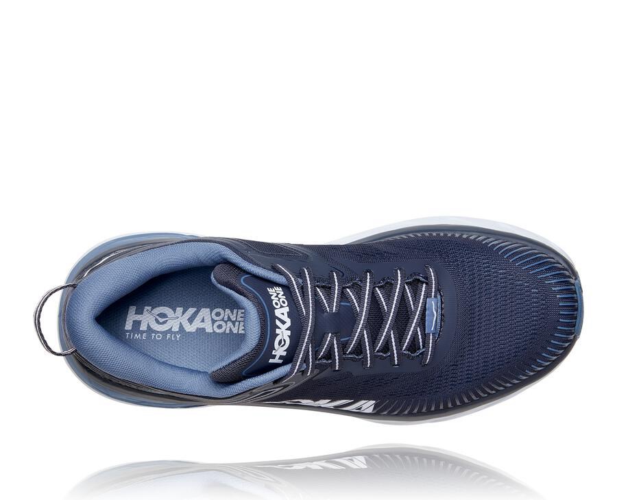 Hoka One One Koşu Ayakkabısı Erkek Lacivert - Bondi 7 - YT3429610